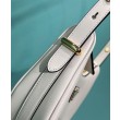 Borse Replica a tracolla in pelle Prada 1BC194 Crema