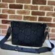 Borse Imitazioni a tracolla media Gucci Jumbo GG 739668 Nera