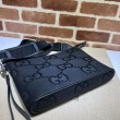 Borse Imitazioni a tracolla media Gucci Jumbo GG 739668 Nera