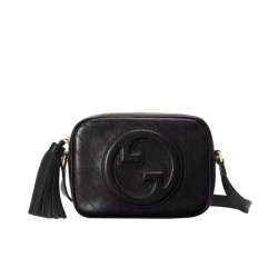 Borsa a tracolla piccola Gucci Blondie 742360 nera