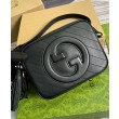 Borsa a tracolla piccola Gucci Blondie 742360 nera