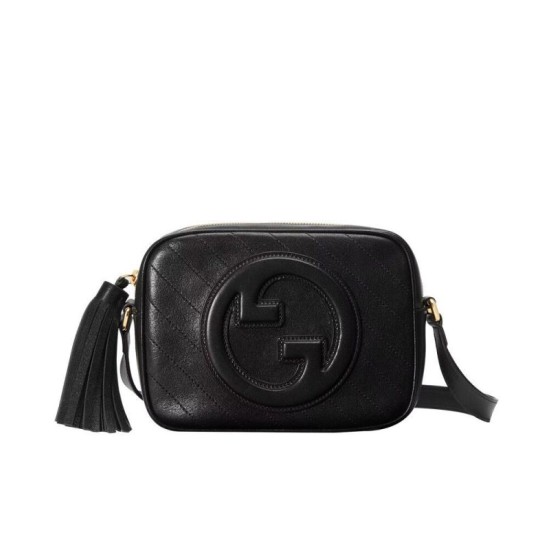 Borsa a tracolla piccola Gucci Blondie 742360 nera