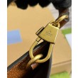 Borsa a tracolla piccola Gucci Diana 735153 Caffè