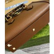 Borsa a tracolla piccola Gucci Diana 735153 Caffè