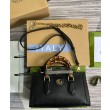 Borse Firmate Replica a tracolla piccola Gucci Diana 735153 nera