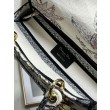 Borsa Christian Dior Medium Lady D-Lite Jardin Botanique Ricamo Bianco