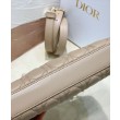 Borsa Christian Dior Small Lady D-Joy Latte Patent Cannage Vitello Albicocca