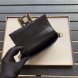 Bora Pari all'originale replica con motivo FF Mini Baguette Fendi nera