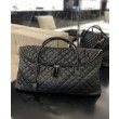 Borsa Da Viaggio Gigante YSL Saint Laurent Es In Pelle Trapuntata Nera