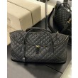 Borsa Da Viaggio Gigante YSL Saint Laurent Es In Pelle Trapuntata Nera