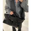 Borsa Da Viaggio Gigante YSL Saint Laurent Es In Pelle Trapuntata Nera