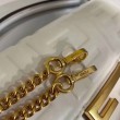 Borse Imitazioni Fendi Mini Baguette Motivo FF Bianca