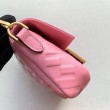 Borsa Fendi Mini Baguette Motivo FF Rosa