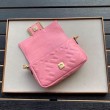Borsa Fendi Mini Baguette Motivo FF Rosa