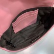 Borsa Fendi Mini Baguette Motivo FF Rosa