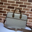 Borsa Gucci Business con Interlocking G 674140 Caffè