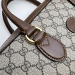 Borsa Gucci Business con Interlocking G 674140 Caffè