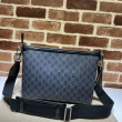 Borsa Messenger Gucci con Interlocking G 726833 Nera Borsa Messenger Gucci con Interlocking G 726833 Nera