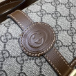 Borsa messenger Gucci GG con Interlocking G 745679 Marrone Borsa messenger Gucci GG con Interlocking G 745679 Marrone