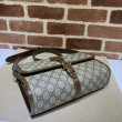 Borsa messenger Gucci GG con Interlocking G 745679 Marrone Borsa messenger Gucci GG con Interlocking G 745679 Marrone