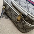 Borse Replica mini Gucci Ophidia tela GG Supreme 671682 Bianco