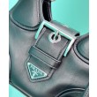 Borse Firmate Replica Prada Moon imbottita in nappa 1BA381 nera
