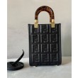 Borsa shopper Fendi Mini Sunshine 8BS051 nera