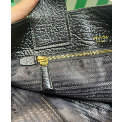 Borsa shopping in pelle Prada 1BG440 nera