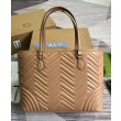 Borse Replica Alta Qualità tote grande Gucci GG Marmont 739684 Albicocca