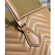 Borse Replica Alta Qualità tote grande Gucci GG Marmont 739684 Albicocca