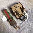 Borsa tote mini Gucci Jumbo GG 699406 Marrone