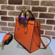 Borse Replica tote piccola Gucci Diana 702721 Arancione