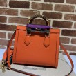 Borse Replica tote piccola Gucci Diana 702721 Arancione