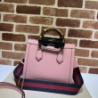 Borsa tote piccola Gucci Diana 702721 Rosa