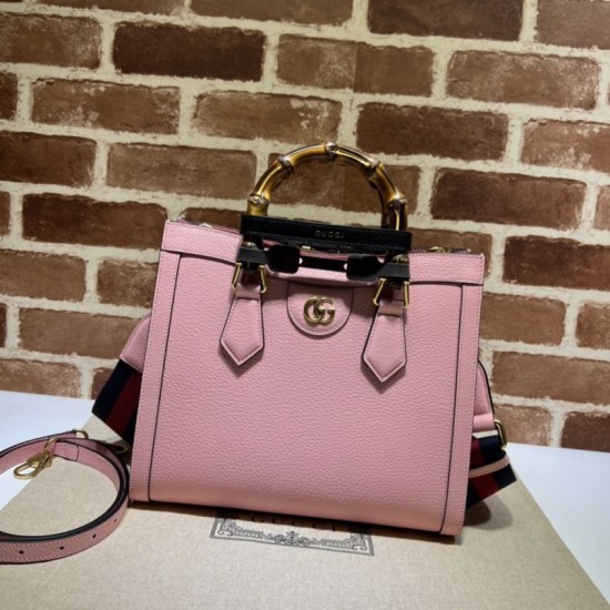 Borsa tote piccola Gucci Diana 702721 Rosa