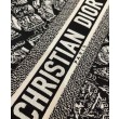 Christian Dior Medium Dior Book Tote Borse Imitazioni con motivo Plan de Paris ricamato nera