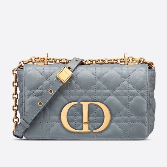 Sito Replica Borsa Caro piccola Christian Dior Cannage in pelle di vitello blu nuvola imitazioni Miglior Prezzo Borsa Caro piccola Christian Dior Cannage in pelle di vitello blu nuvola Replica