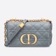 Sito Replica Borsa Caro piccola Christian Dior Cannage in pelle di vitello blu nuvola imitazioni Miglior Prezzo Borsa Caro piccola Christian Dior Cannage in pelle di vitello blu nuvola Replica