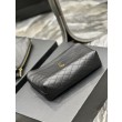 Dettagli perfetti Astuccio cosmetico con cerniera YSL Saint Laurent Gaby 23 cm nero