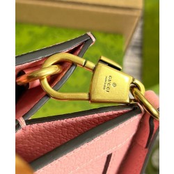 Dettagli perfetti Replica Perfetta a tracolla piccola Gucci Diana 735153 Rosa