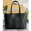 Dettagli perfetti Borse Firmate Replica tote grande Gucci GG Marmont 739684 nera