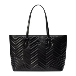 Dettagli perfetti Borse Firmate Replica tote grande Gucci GG Marmont 739684 nera