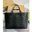 Dettagli perfetti Borse Firmate Replica tote grande Gucci GG Marmont 739684 nera