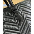 Dettagli perfetti Borse Firmate Replica tote grande Gucci GG Marmont 739684 nera