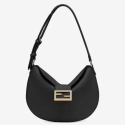 Miglior Prezzo Fendi Piccola Borsa Hobo Croissant Nera Replica