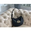 Fendi Piccola Borsa Hobo Croissant Nera
