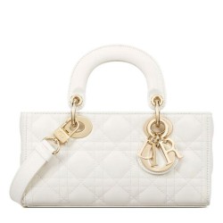 Miglior Prezzo Christian Dior Small Lady D-Joy Bag Latte Patent Cannage Calfskin Cream Replica