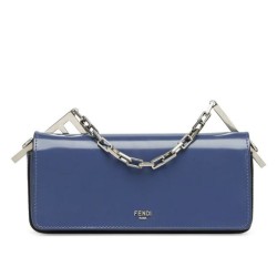 Miglior Prezzo Mini borsa Fendi First Sight 8BS072 blu Replica