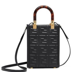 Miglior Prezzo Borsa shopper Fendi Mini Sunshine 8BS051 nera Replica