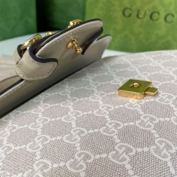 Sito Replica Mini Borsa Gucci Horsebit 1955 703848 Crema imitazioni Miglior Prezzo Mini Borsa Gucci Horsebit 1955 703848 Crema Replica